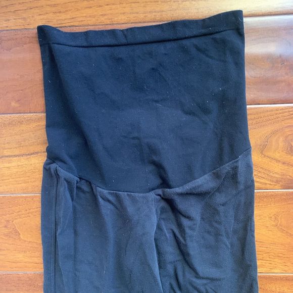 Splendid Full Panel Black Maternity Pants Leggings Size Small - soft and comfy - Picture 3 of 11